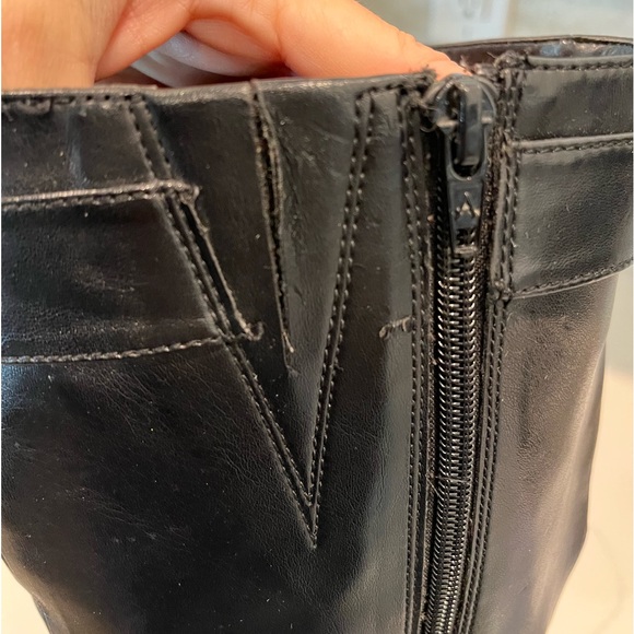 AEROSOLES Tall Black Boots, Size 8 - Picture 13 of 13